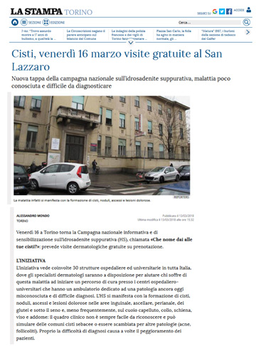 Cisti, venerdì 16 marzo visite gratuite al San Lazzaro