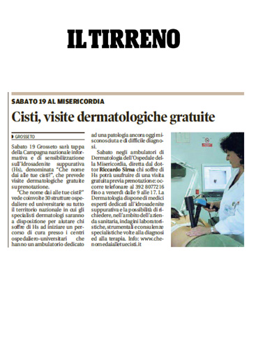 Cisti, visite dermatologiche gratuite