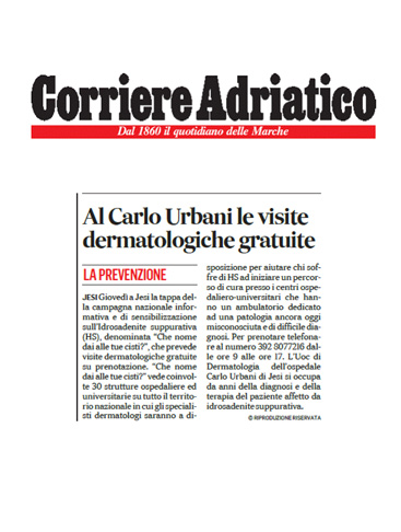 Al Carlo Urbani le visite dermatologiche gratuite