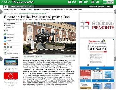 Inaugurata la prima RSA del Gruppo Emera